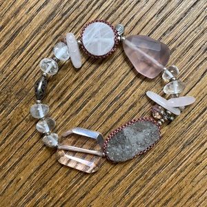 Silpada Sterling Silver & Stone Bracelet